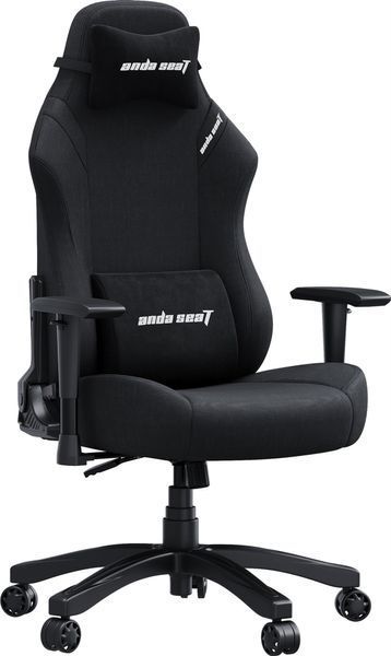 Компьютерное кресло для геймера Anda Seat Luna L Black Fabric (AD18-44-B-F) 578320ua фото