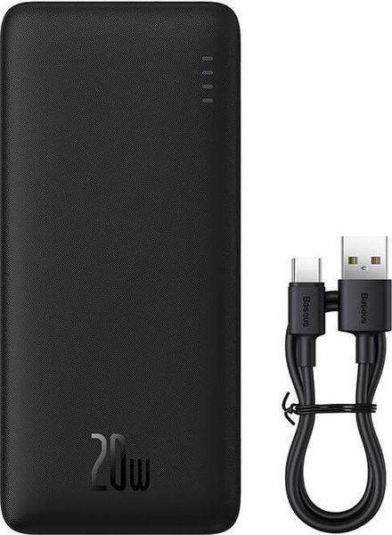 Зовнішній акумулятор (павербанк) Baseus Airpow 20000mAh 20W Black (P10022804113-00) 619621 фото