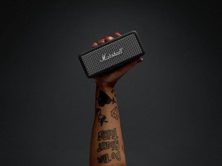 Портативна колонка Marshall Emberton II Black and Steel (1006788) 533162ua фото