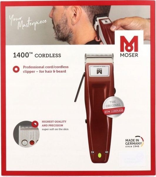 Машинка для стрижки Moser 1400 Cordless 1430-0050 566639 фото
