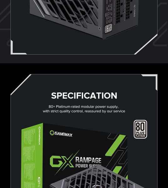 Блок живлення GameMax GX-1050 Pro BK 627769ua фото