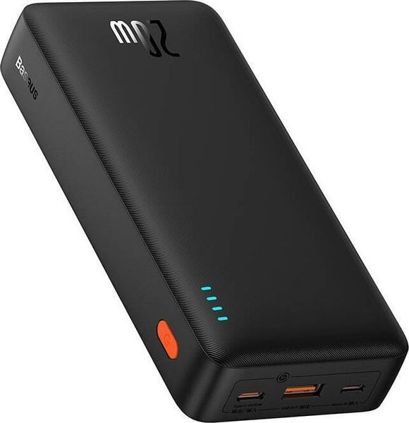 Зовнішній акумулятор (павербанк) Baseus Airpow 20000mAh 20W Black (P10022804113-00) 619621 фото