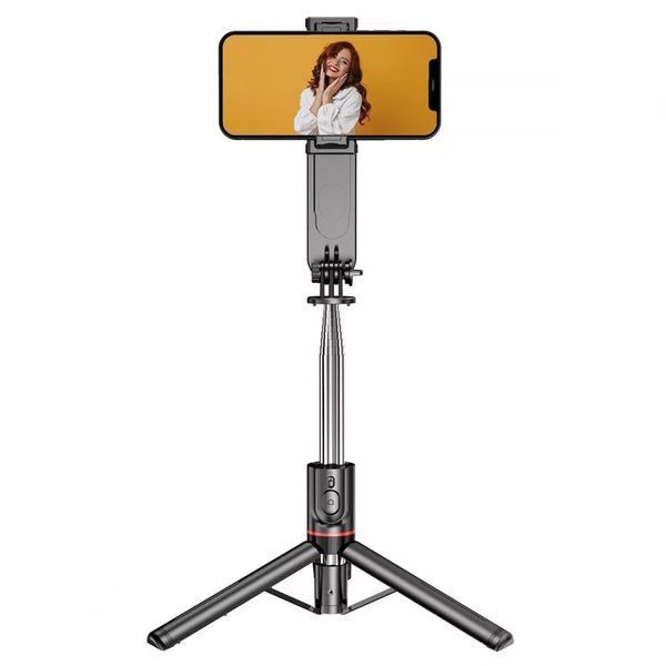 Монопод-стабилизатор Proove Selfie Lume 1110 mm Black (MPSL00010001) 623286ua фото