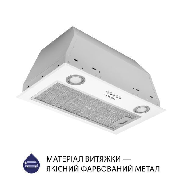 Вытяжка встроенная Minola HBI 5722 WH 1200 LED 627876ua фото
