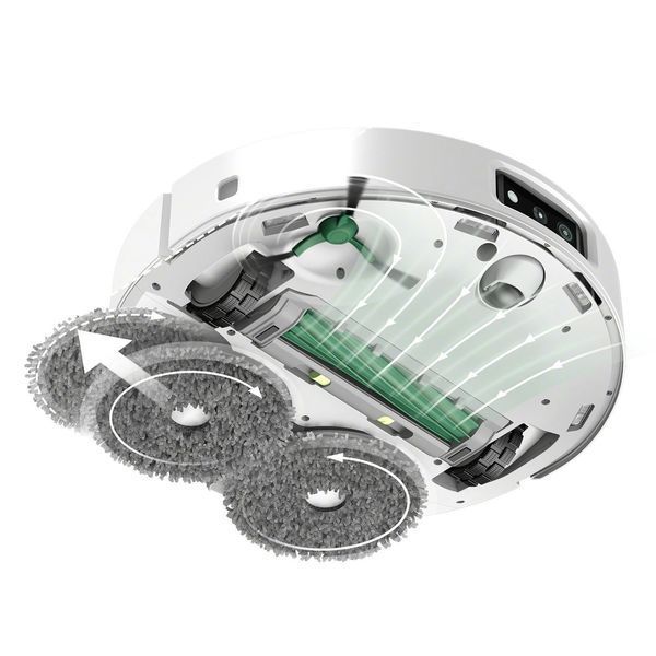 Робот-пилосос з вологим прибиранням iRobot Roomba Plus 505 Combo White 573173 фото
