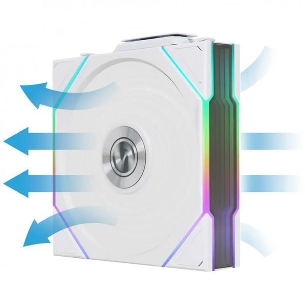Вентилятор Lian Li Uni Fan TL120 Reverse Blade Wireless 3-pack White (12RTL1W3W) 585373 фото