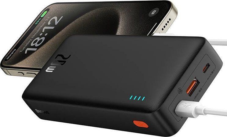 Зовнішній акумулятор (павербанк) Baseus Airpow 20000mAh 20W Black (P10022804113-00) 619621 фото