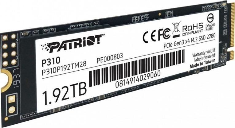 SSD накопичувач Patriot P310 1.92 TB (P310P192TM28) 364778ua фото
