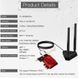Wi-Fi адаптер Fenvi FV-BE8800PRO 622535ua фото 8