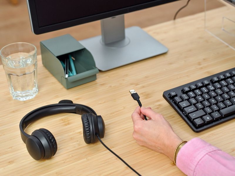 Специализированная гарнитура Trust Ayda USB-A Black (25088) 549368ua фото