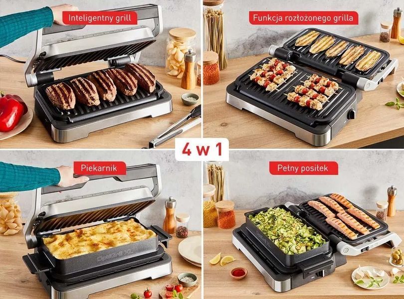Електрогриль притискний Tefal OptiGrill 4in1 XL GC784D30 509568ua фото
