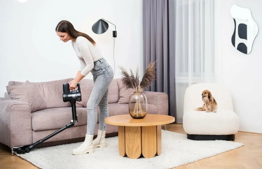 Вертикальный + ручной пылесос (2в1) Lauben Stick Vacuum 2in1 Pet Plus 400BC Black 585466 фото