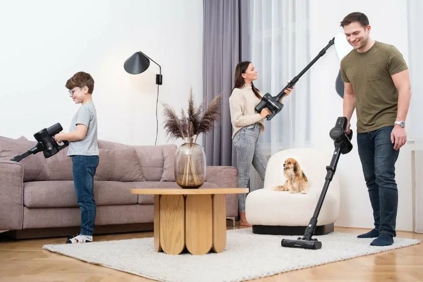 Вертикальный + ручной пылесос (2в1) Lauben Stick Vacuum 2in1 Pet Plus 400BC Black 585466 фото