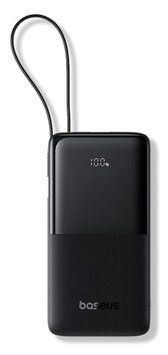 Зовнішній акумулятор (павербанк) Baseus Bipow 2 10000mAh 20W Black (P10077101113-00) 613579ua фото