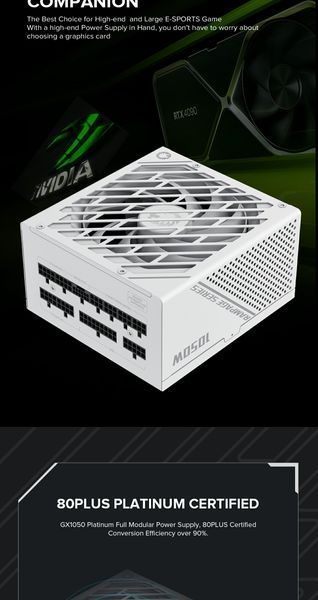 Блок питания GameMax GX-1050 Pro WH 627770ua фото