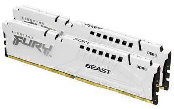 Память для настольных компьютеров Kingston Fury 32 GB (2x16GB) DDR5 6400 MHz Beast EXPO White (KF564C32BWEK2-32) 508998ua фото