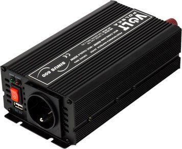 Перетворювач (інвертор) DC-AC Volt Polska Sinus 600 24V/230V 300W/600W (3SIP060024) 514881 фото