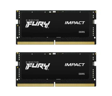Память для ноутбуков Kingston FURY 64 GB (2x32GB) SO-DIMM DDR5 4800 MHz FURY Impact (KF548S38IBK2-64) 441709ua фото