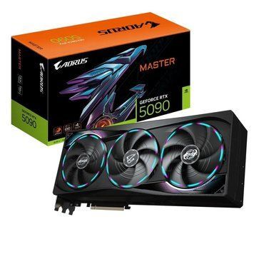 Видеокарта Gigabyte Aorus GeForce RTX 5090 Master 32G (GV-N5090AORUS M-32GD) 577624ua фото