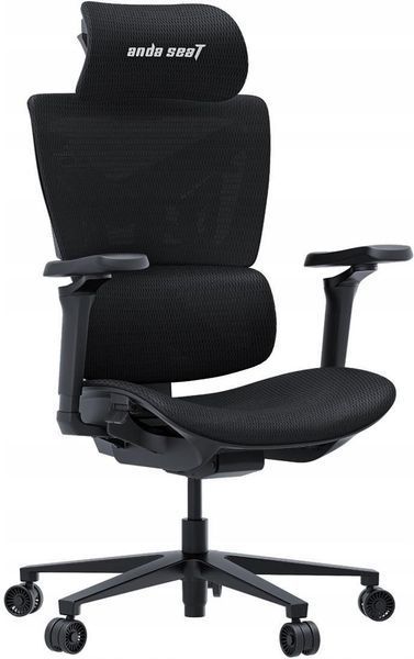Компьютерное кресло для геймера Anda Seat X-Air Pro XL Mesh Black (AD-WY-01-BBB-B01) 606506ua фото