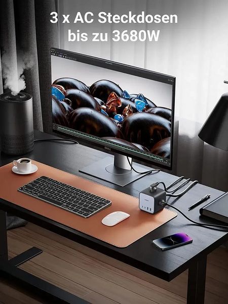 Сетевой фильтр-удлинитель Ugreen CD268 DigiNest Cube 65W Grey (60113) 626963ua фото