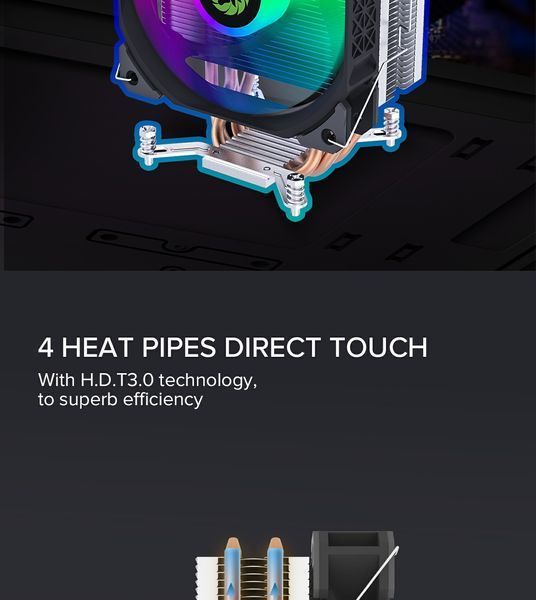 Воздушное охлаждение GameMax Ice Blade FRGB 623600ua фото
