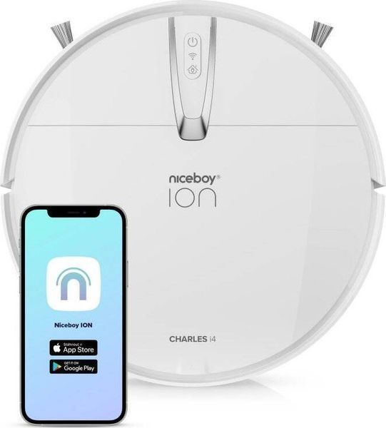 Робот-пылесос Niceboy ION Charles i4 White 554070 фото