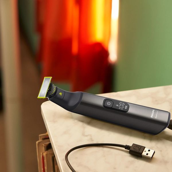 Тример для бороди та вусів/ Тример для тіла (бодігрумер) Philips OneBlade Pro 360 QP6552/15 569538ua фото