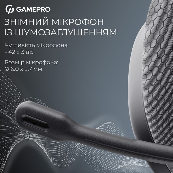 Навушники з мікрофоном GamePro Asgard Bragi RGB Black (HSW250B) 579383ua фото