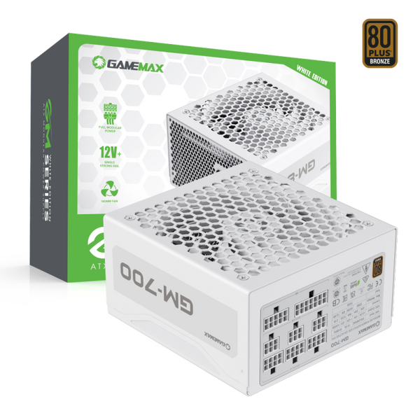 Блок питания GameMax GM-700 Modular White (6931858740579) 630406ua фото