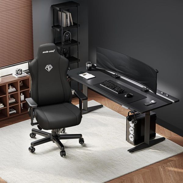 Комп'ютерне крісло для геймера Anda Seat Kaiser 3E XL Fabric Black (AD23YC-XL-09-B-CF-B01) 616858ua фото