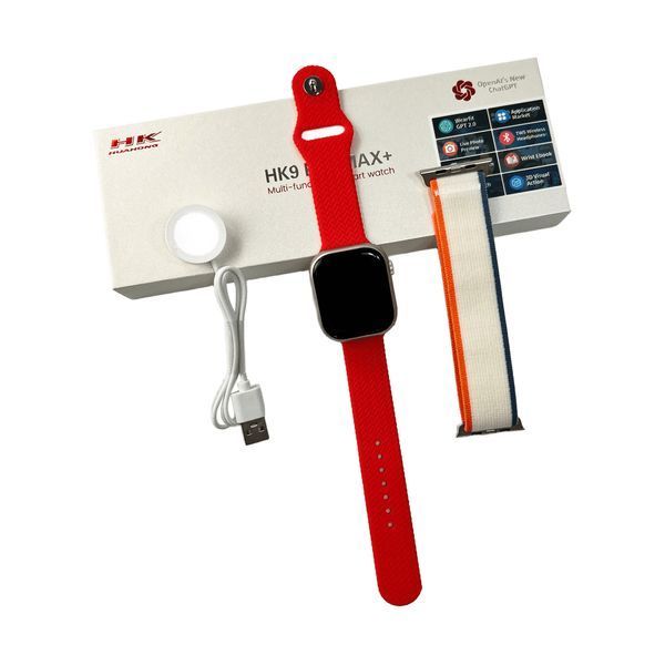 Смарт-годинник HK 9 Pro Max Plus 45mm Red 626989ua фото