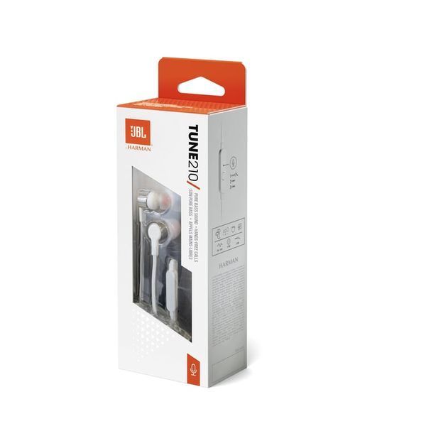 Наушники с микрофоном JBL T210 Grey (JBLT210GRY) 521305ua фото