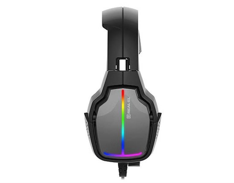 Навушники з мікрофоном Real-El GDX-7680 Black (EL124100046) 579485ua фото
