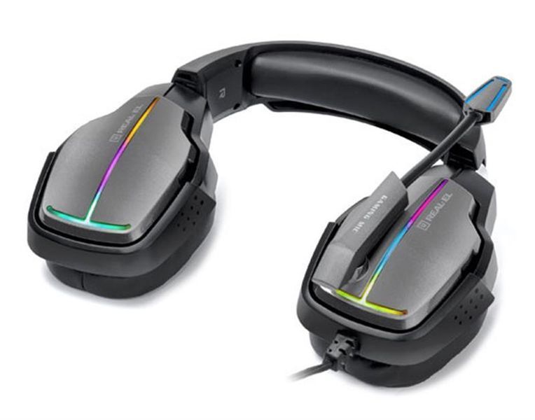 Навушники з мікрофоном Real-El GDX-7680 Black (EL124100046) 579485ua фото