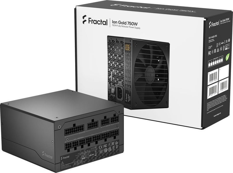 Блок питания Fractal Design Ion Gold 750W D-P-IA2G-750-EU (FD-P-IA2G-750) 338871 фото