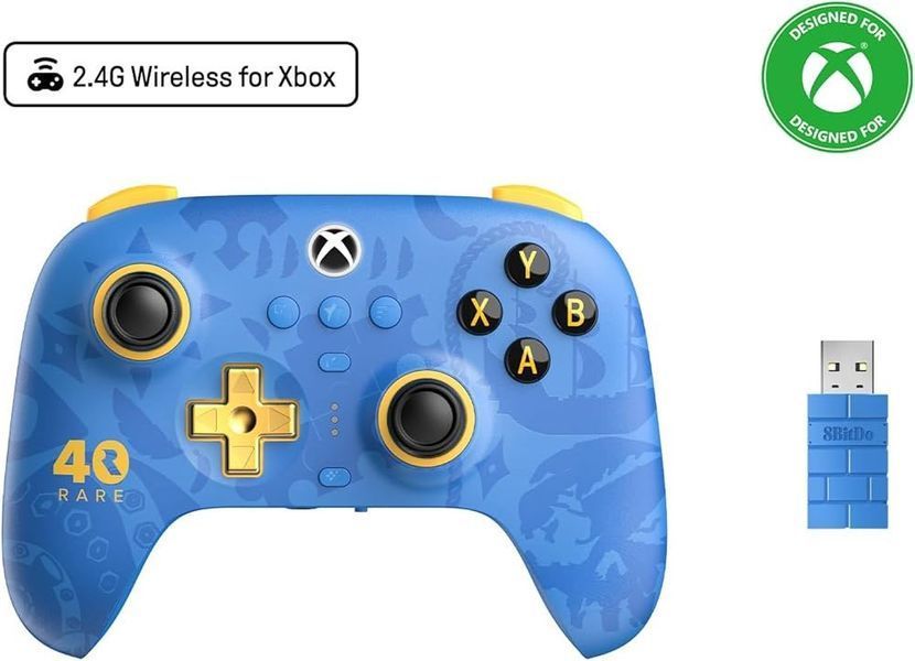 Геймпад 8Bitdo Ultimate Xbox Rare Edition Blue (RET00857) 619215 фото