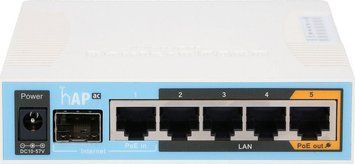 Беспроводной маршрутизатор (роутер) Mikrotik hAP ac (RB962UiGS-5HacT2HnT) 351510ua фото