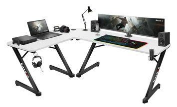Геймерский игровой стол Huzaro Hero 7.0 White 378722 фото