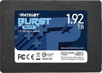 SSD накопитель Patriot Burst Elite 1.92 TB (PBE192TS25SSDR) 340977ua фото