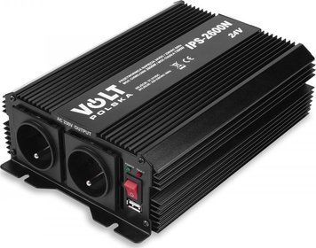 Перетворювач DC-AC Volt Polska IPS 2600 N 24/230V 1300/2600W (3IPSN26024) 508213 фото