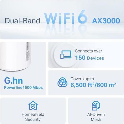 Беспроводной маршрутизатор (роутер) TP-Link Deco PX50 3-Pack 500649ua фото
