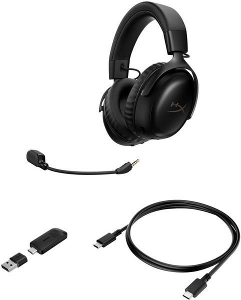 Навушники з мікрофоном HyperX Cloud III S Wireless Black (A59YZAA) 608435 фото