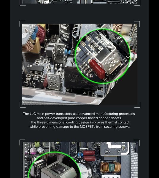 Блок питания GameMax GX-1250 Pro ATX3.1 PCIe5.1 627771ua фото