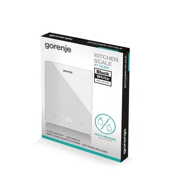 Ваги кухонні електронні Gorenje KT10LBW 618827ua фото