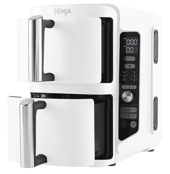 Мультипіч (аерофритюрниця) Ninja Double Stack XL 2-Level Air Fryer 9.5L (SL400EUWH) 568826 фото