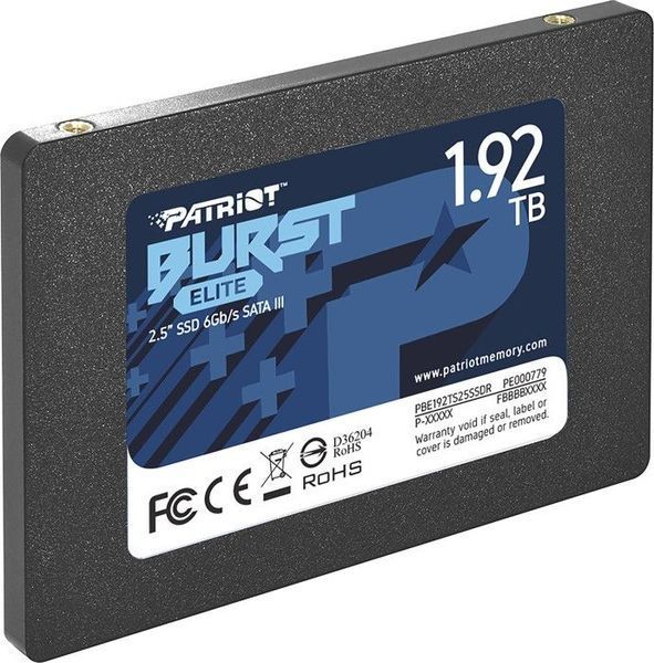 SSD накопичувач Patriot Burst Elite 1.92 TB (PBE192TS25SSDR) 340977ua фото