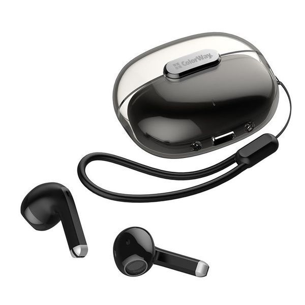 Навушники TWS ColorWay Slim TWS-2 Black (CW-TWS2BK) 579191ua фото
