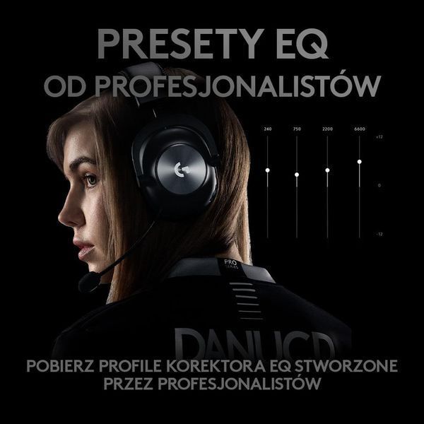 Комп'ютерна гарнітура Logitech G PRO X Wireless LIGHTSPEED Black (981-000907) 323241ua фото
