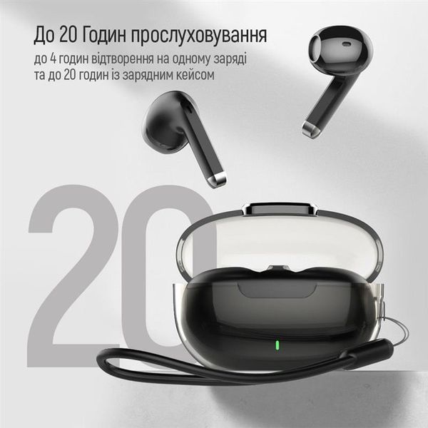 Навушники TWS ColorWay Slim TWS-2 Black (CW-TWS2BK) 579191ua фото